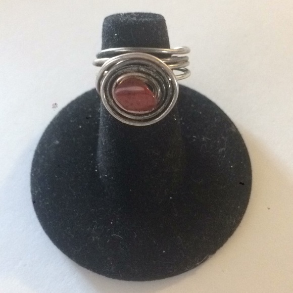🧡Unique Silver Coil Ring - Picture 5 of 5